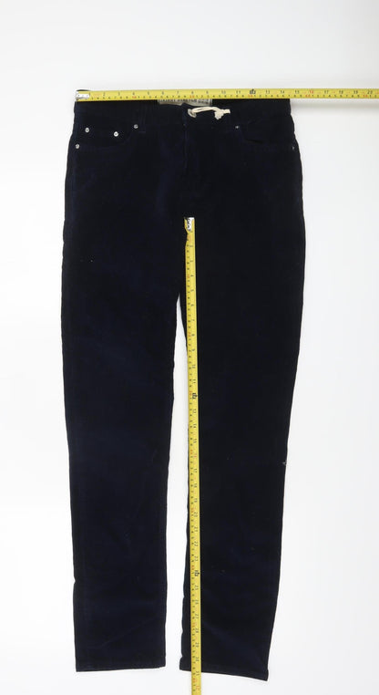 Mens UK Size M New Look Slim Fit Casual Blue Trousers