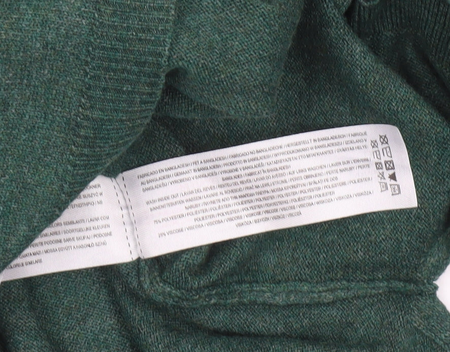 Womens UK Size XS Primark Green Pullover Jumper