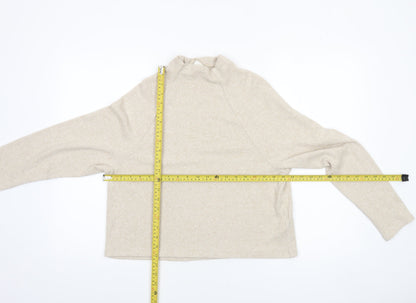 Womens UK Size XS H&M Beige Pullover Jumper