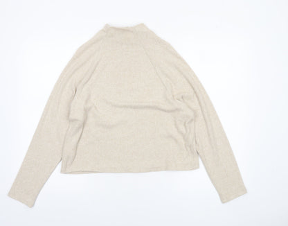 Womens UK Size XS H&M Beige Pullover Jumper