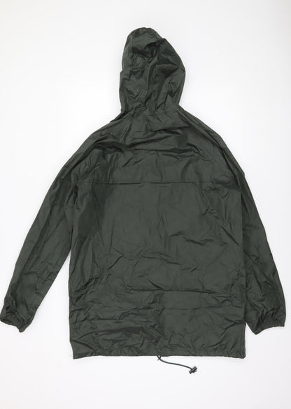 Mens UK Size S Regatta Green Windbreaker Coat