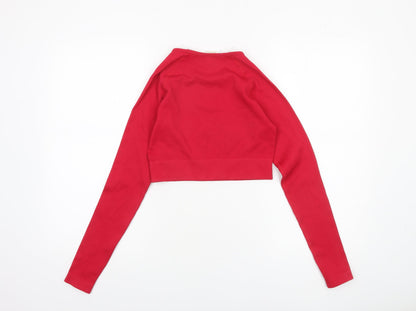 Womens UK Size S BO+TEE Red Gym & Training Yoga Running & Jogging T-Shirt