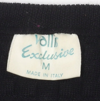 Womens UK Size M Volli Exclusive Black Cardigan Jumper