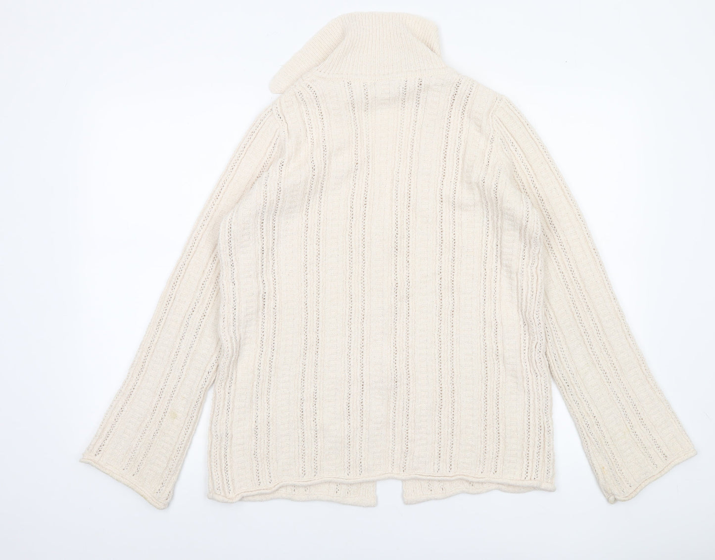 Womens UK Size S NEXT Beige Cardigan Jumper