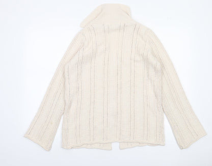 Womens UK Size S NEXT Beige Cardigan Jumper