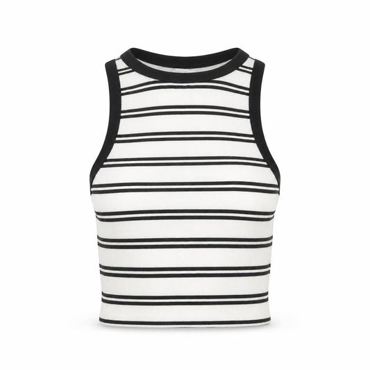 Womens UK Size XS Clockhouse White Cropped Tank