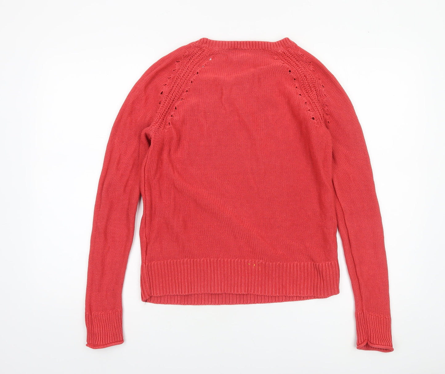 Womens UK Size S Gap Red Pullover Jumper