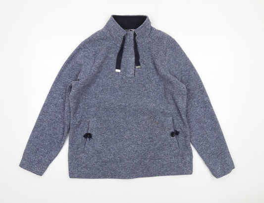 Womens UK Size 14 Maine New England Blue Pullover Sweatshirt