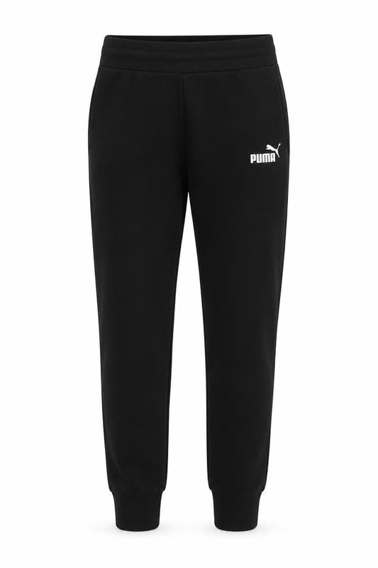 Womens UK Size S PUMA Regular Fit Jogger Black Trousers