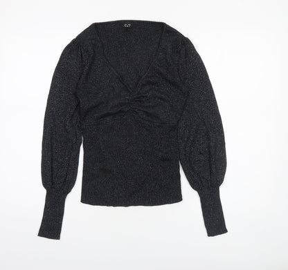 Womens UK Size S Windsor Black Pullover Jumper