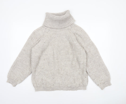 Womens UK Size S Luisa Ricci Beige Pullover Jumper