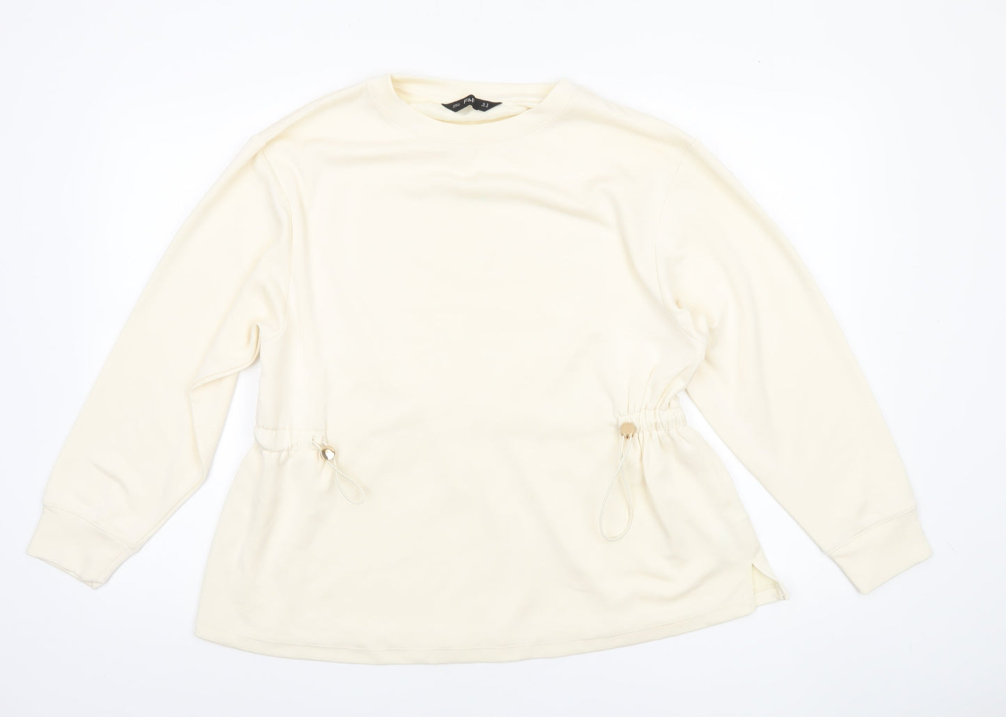 Womens UK Size 12 F&F Ivory Tunic Blouse