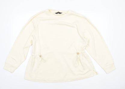 Womens UK Size 12 F&F Ivory Tunic Blouse