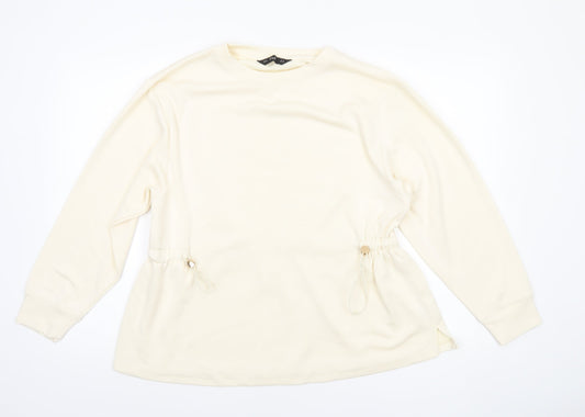 Womens UK Size 12 F&F Ivory Tunic Blouse