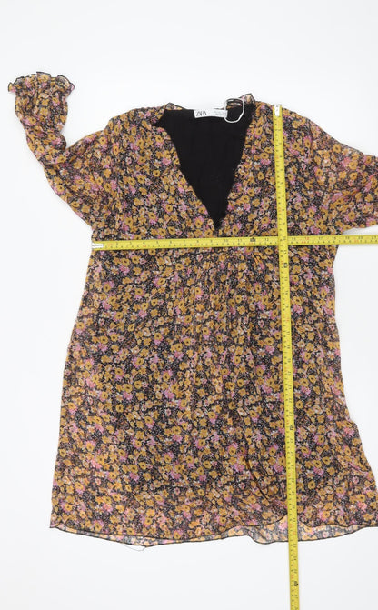 Womens UK Size 12 Zara A-Line Dress