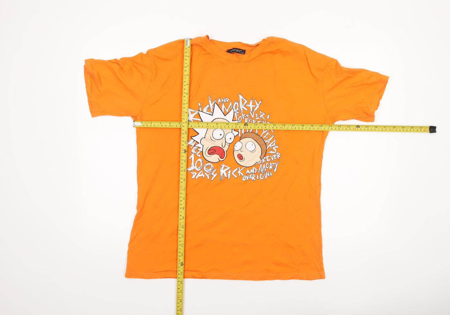 Mens UK Size L Destiny Orange  T-Shirt