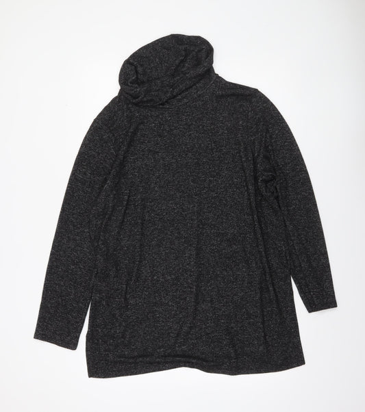 Womens UK Size L Yessica Grey Pullover Jumper