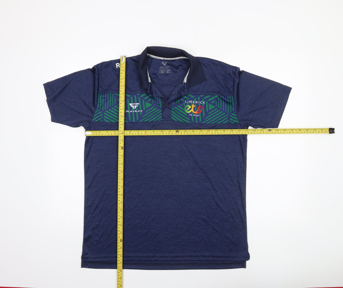 Mens UK Size M PLAYR-FIT Polyester Polo Shirt
