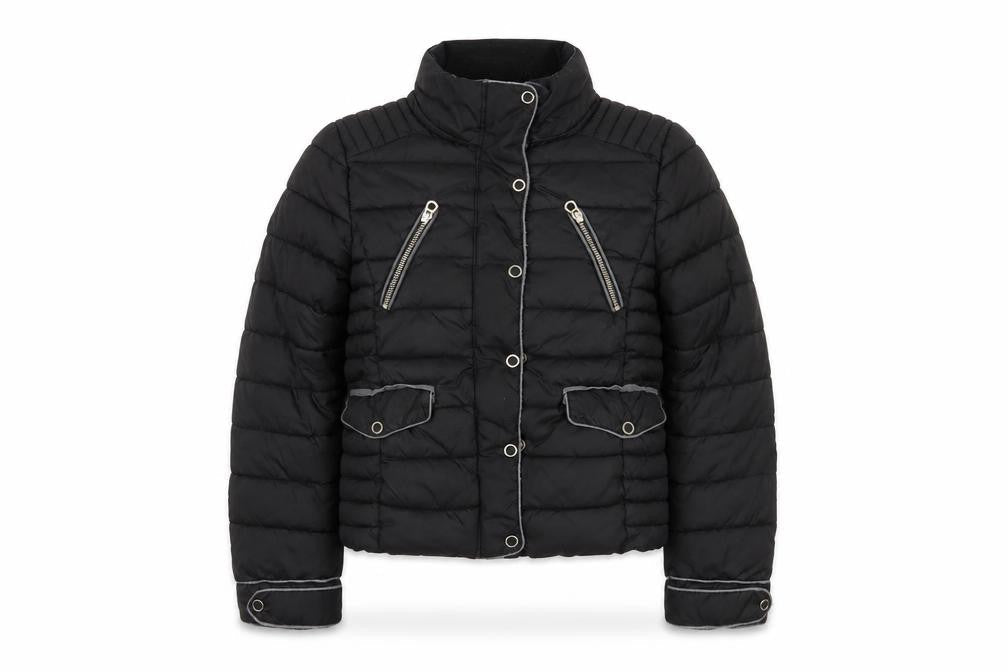 Womens UK Size 12 Zara Black Puffer Jacket