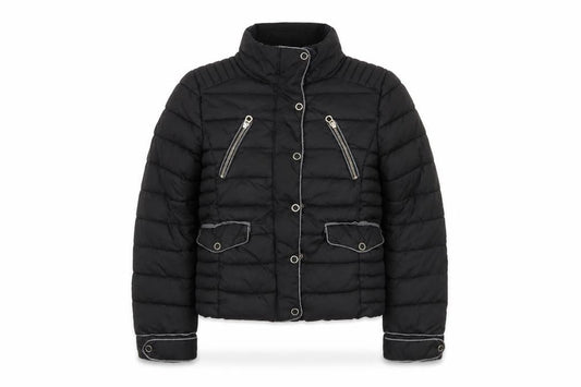 Womens UK Size 12 Zara Black Puffer Jacket