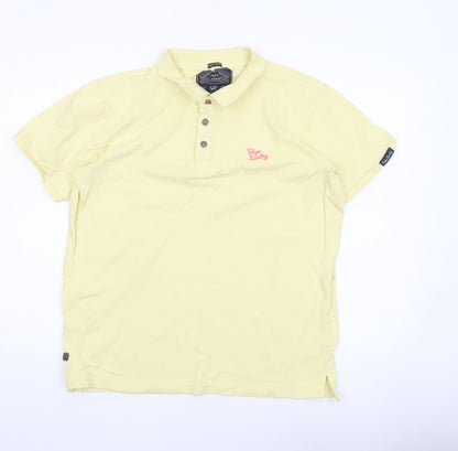 Mens UK Size L Tokyo Laundry Cotton Blend Polo Shirt