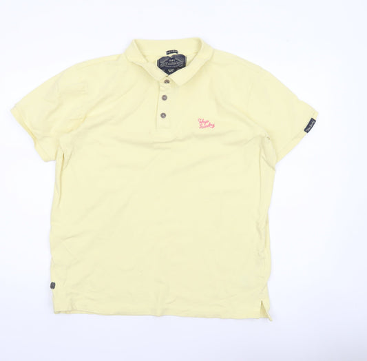 Mens UK Size L Tokyo Laundry Cotton Blend Polo Shirt