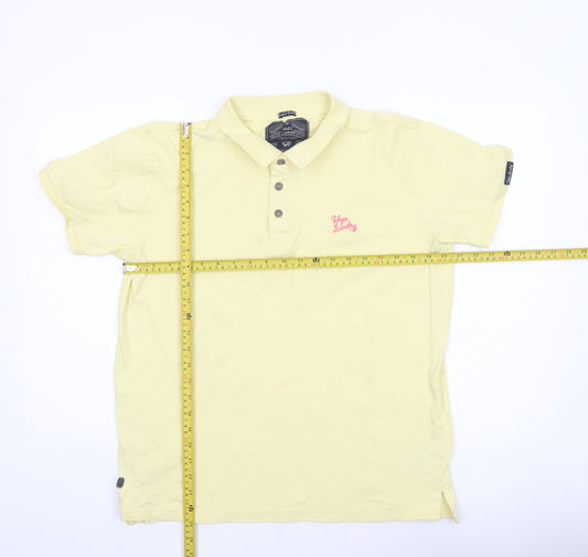 Mens UK Size L Tokyo Laundry Cotton Blend Polo Shirt