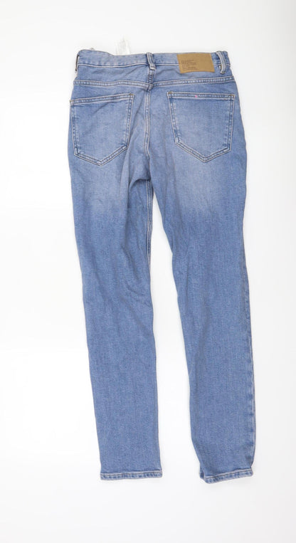Womens UK Size 8 Pull&Bear Slim Fit Skinny Blue Jeans