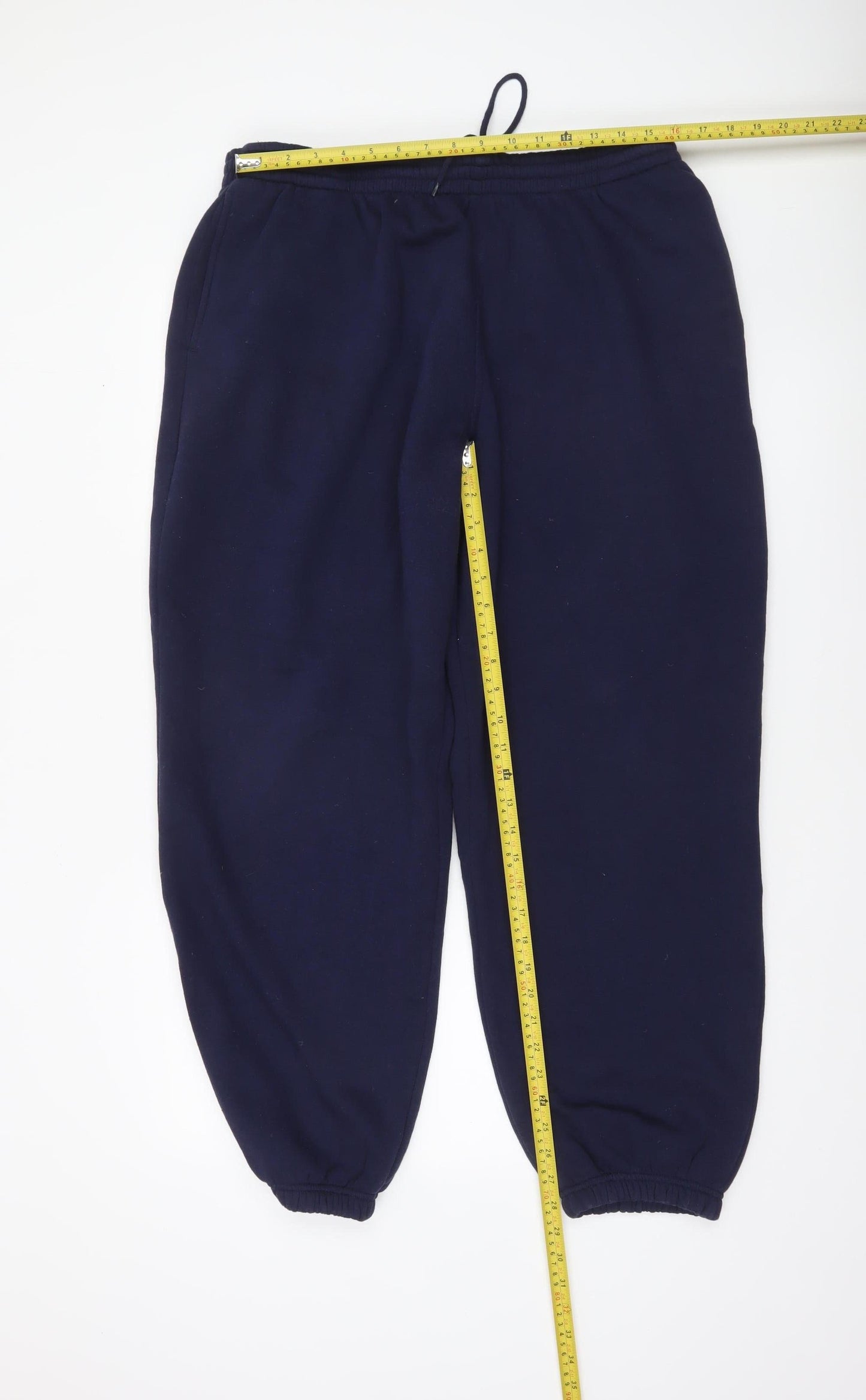Mens UK Size L R&R Sport Regular Fit Jogger Blue Trousers