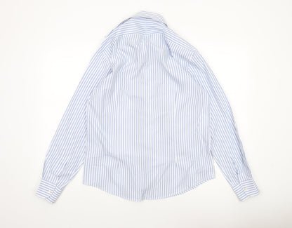 Mens UK Collar Size L Austin Smart Blue  Dress Shirt