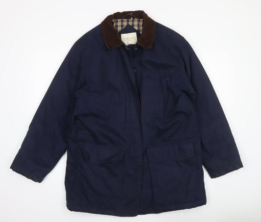 Unisex Adults UK Size M Dorothy Perkins Blue Overcoat