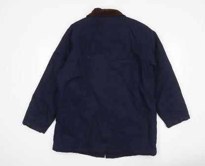 Unisex Adults UK Size M Dorothy Perkins Blue Overcoat