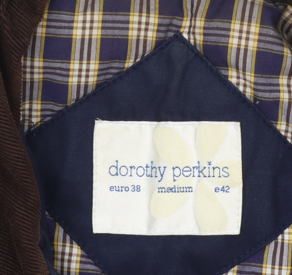 Unisex Adults UK Size M Dorothy Perkins Blue Overcoat