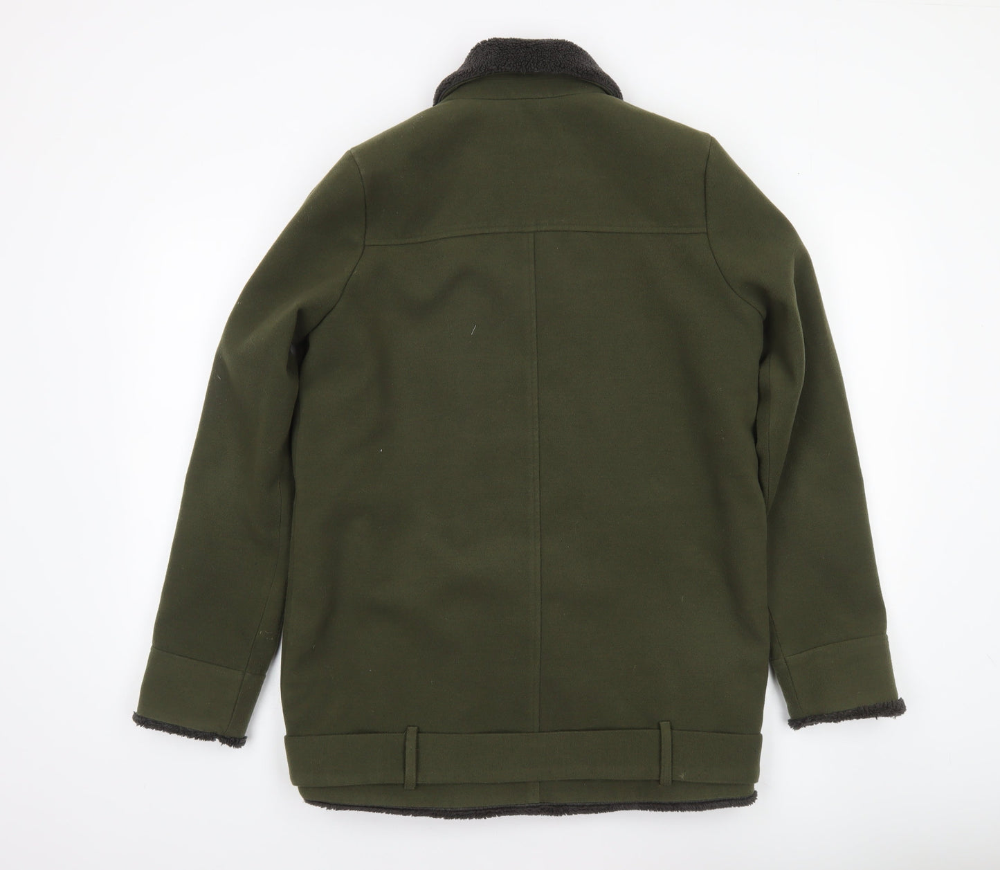 Womens UK Size XS Native Youth Green Biker Coat