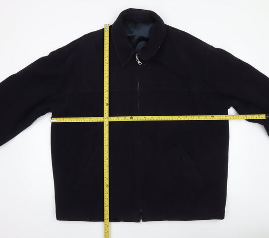 Mens UK Size XL Hardcastle Black Basic Jacket