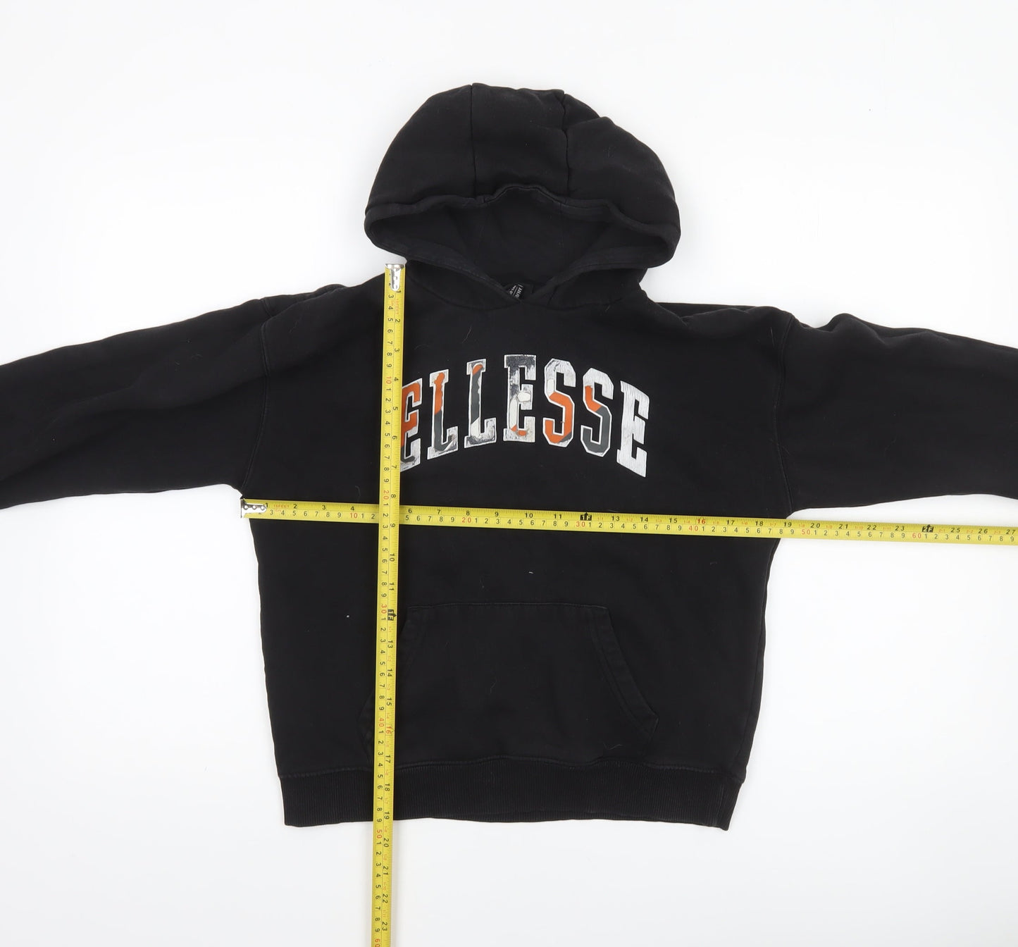 Boys UK Size 10-11 Years ellesse Black Pullover Hoodie