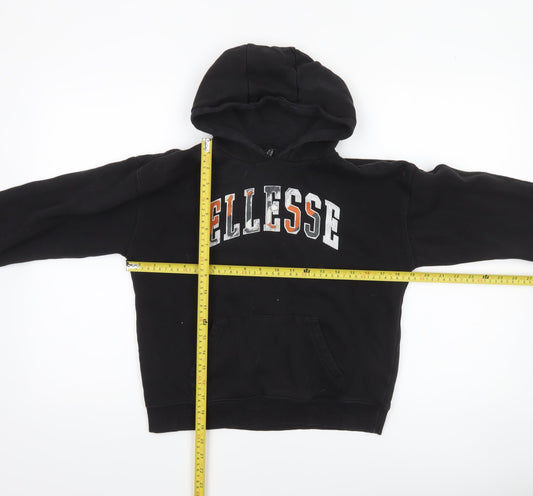 Boys UK Size 10-11 Years ellesse Black Pullover Hoodie