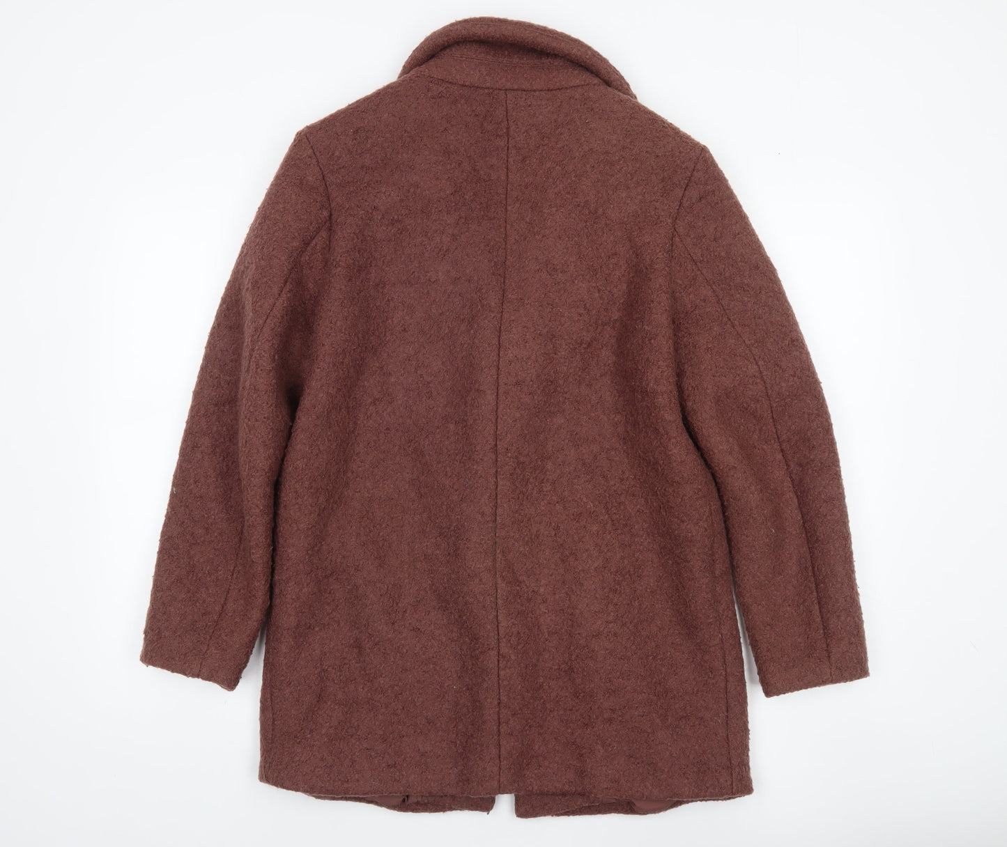 Womens UK Size 12 ICHI Brown Overcoat