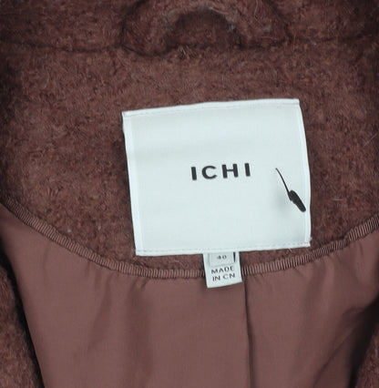 Womens UK Size 12 ICHI Brown Overcoat