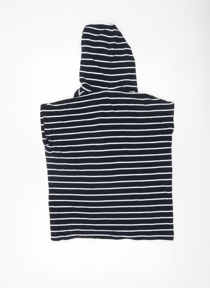 Womens UK Size 10 TU Blue Hooded T-Shirt