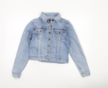 Womens UK Size 10 DENIM CO Blue Basic Jacket