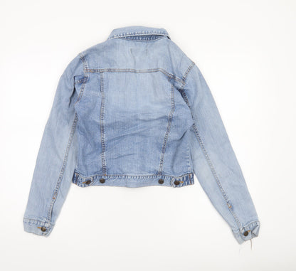 Womens UK Size 10 DENIM CO Blue Basic Jacket