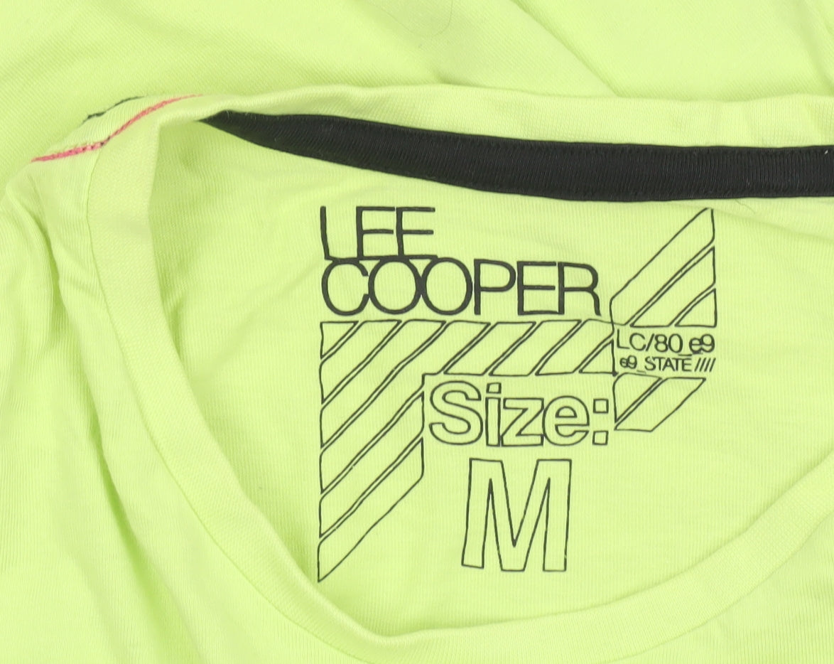 Mens UK Size M Lee Cooper Green  T-Shirt