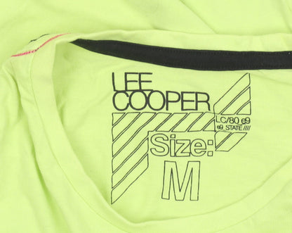 Mens UK Size M Lee Cooper Green  T-Shirt