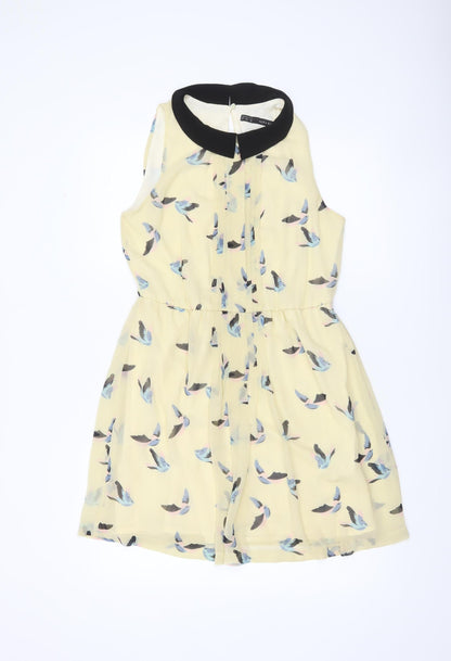 Womens UK Size 12 Zara Basic Fit & Flare Dress