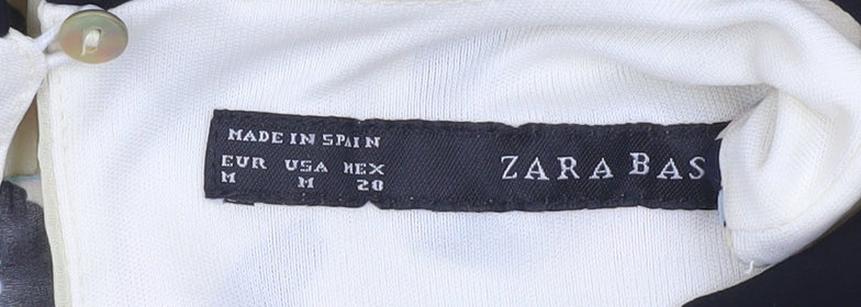 Womens UK Size 12 Zara Basic Fit & Flare Dress