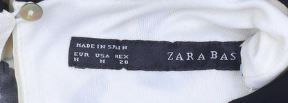 Womens UK Size 12 Zara Basic Fit & Flare Dress