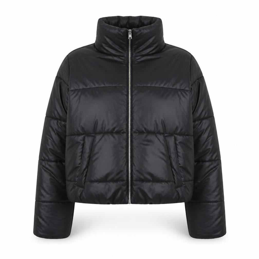 Womens UK Size S Rising Black Puffer Jacket