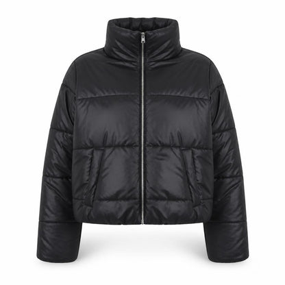 Womens UK Size S Rising Black Puffer Jacket