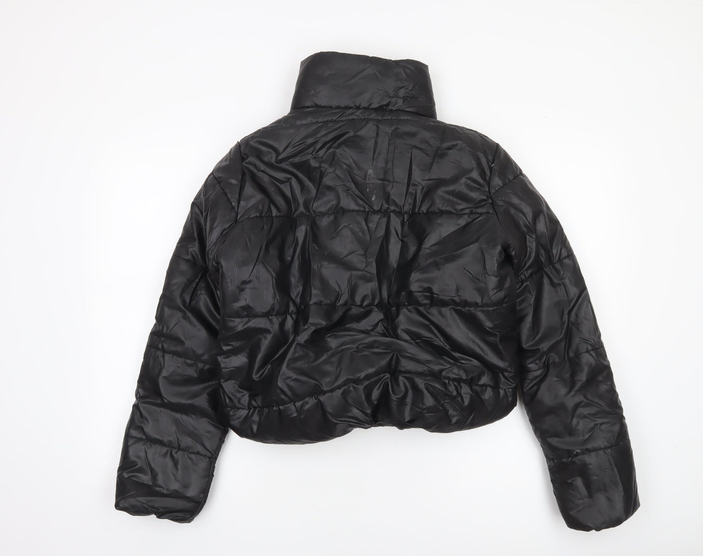 Womens UK Size S Rising Black Puffer Jacket